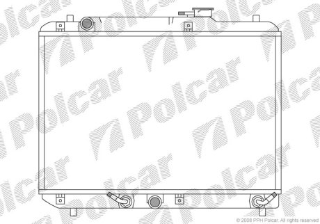 Радиатор охлаждения Polcar 741208-2