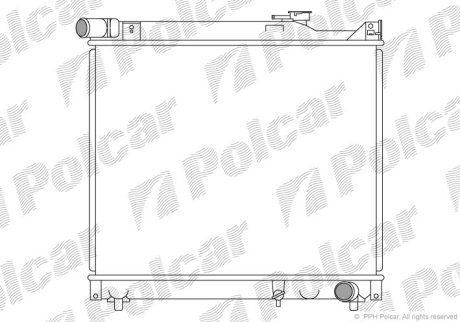 Радіатор охолодження Polcar 742408-8