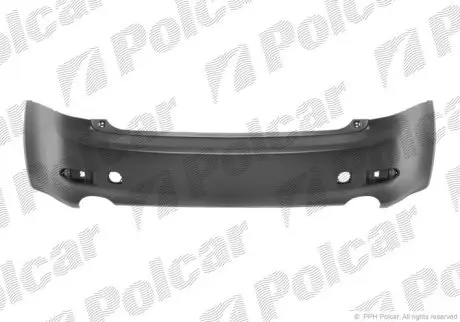 Бампер задній Polcar 801196