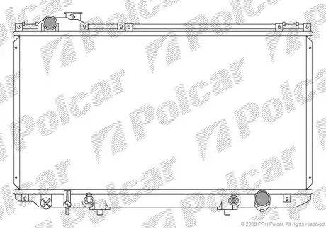 Радіатор охолодження Polcar 802008-1