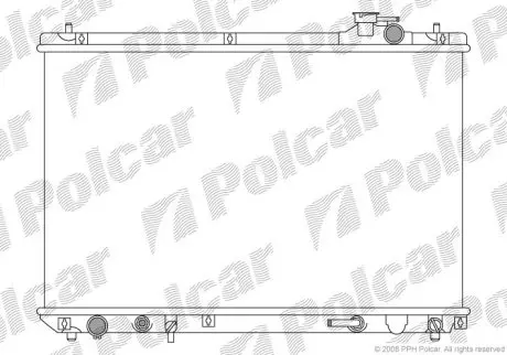Радиатор охлаждения Polcar 806008-1