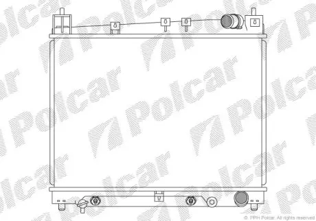 Радіатор охолодження Polcar 810308-4