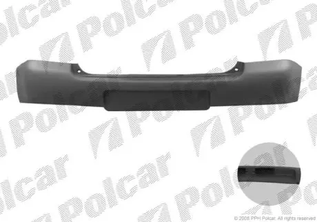 Бампер задній Polcar 810396