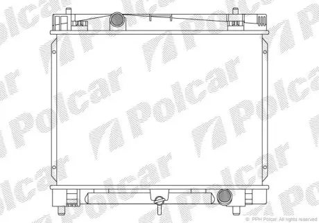 Радіатор охолодження Polcar 810508-1