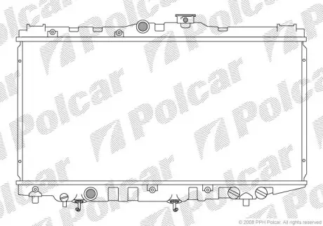 Радіатор охолодження Polcar 810908-6