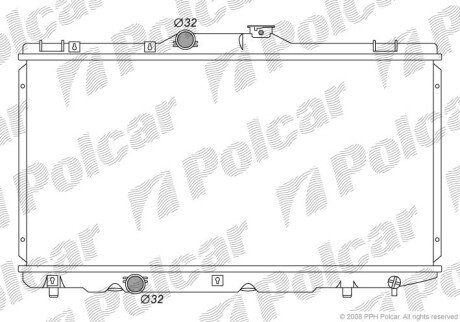 Радіатори охолодження Polcar 811008-5