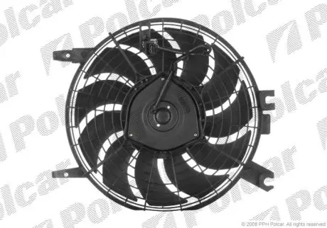 Вентилятор з корпусом / кронштейном Polcar 811023W3