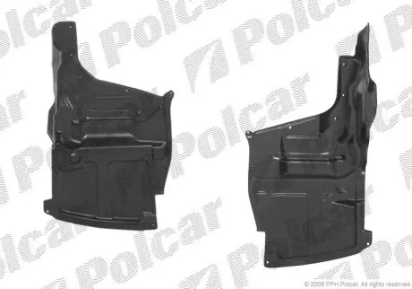 Защита под двигатель левая Polcar 811434-5
