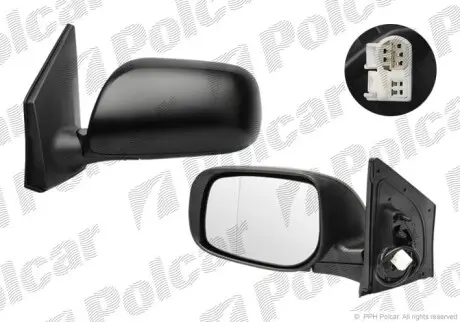 Дзеркало зовнішнє ліве Polcar 8117512E