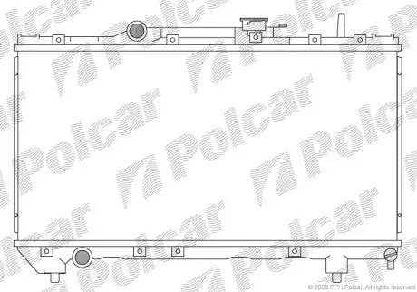 Радиатор охлаждения Polcar 812208-1
