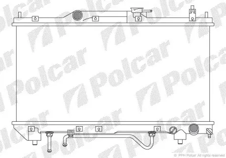 Радіатор охолодження Polcar 812308-4