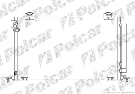 Радіатор кондиціонера Polcar 8125K8C1