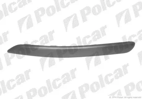 Молдинг бампера правый Polcar 812607-6