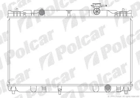 Радиатор охлаждения Polcar 813608-2