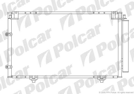 Радіатори кондиціонера Polcar 8137K8C1