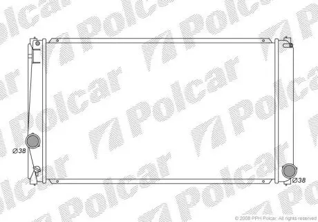 Радиатор охлаждения Polcar 8148081K