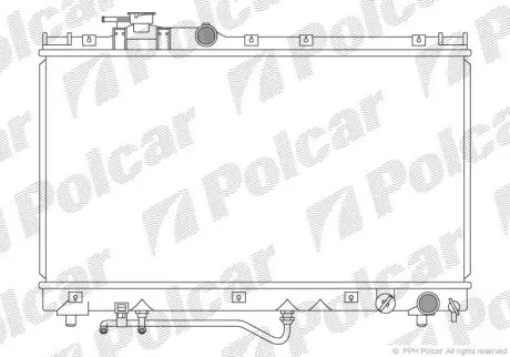 Радіатор охолодження Polcar 815608-2