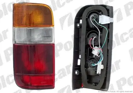 Ліхтар задній TOYOTA HI-ACE, 89- Polcar 816587