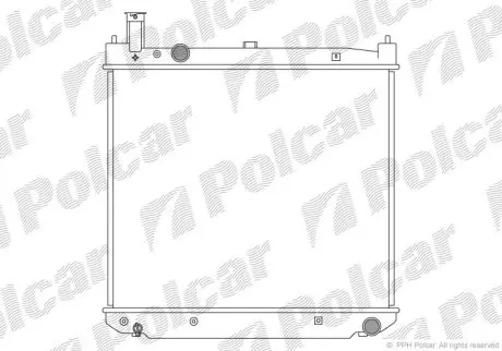 Радиатор охлаждения Polcar 816708-1