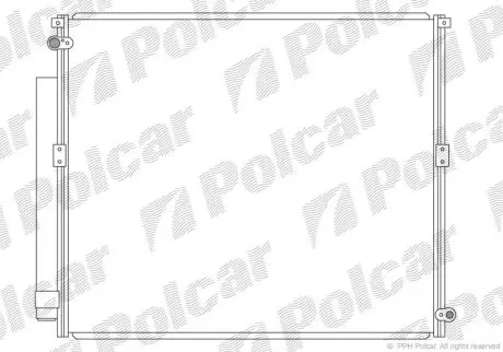Радіатор кондиціонера Polcar 8178K82K