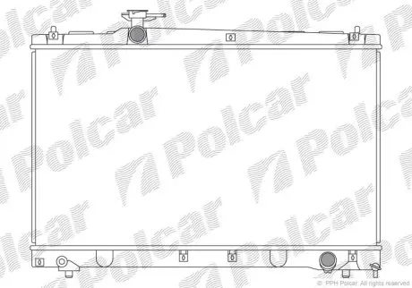 Радиатор охлаждения Polcar 818708-2