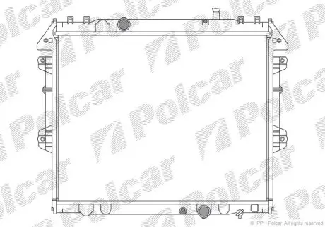 Радіатор охолодження Polcar 819208-6