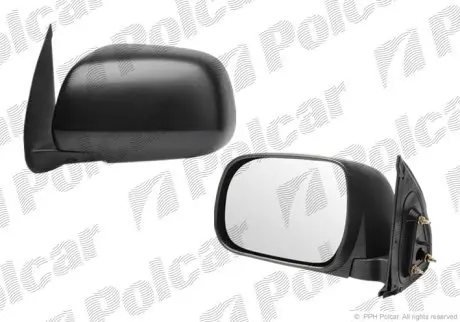 Дзеркало зовнішнє ліве Polcar 819251-M