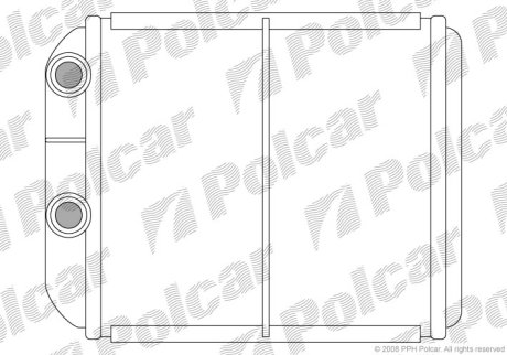 Радіатор обігріву Polcar 9040N8-1