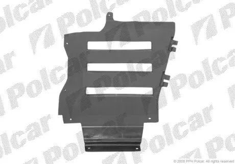 Защита под двигатель левая Polcar 904134-7