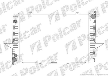 Радиатор охлаждения Polcar 907008-2