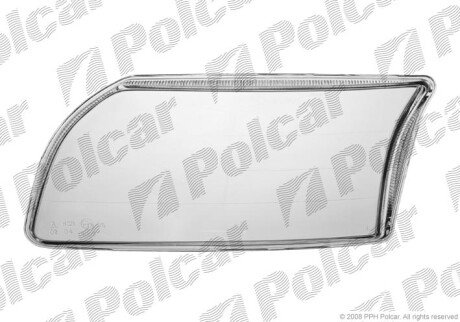 Стекло фары Polcar 9080121E