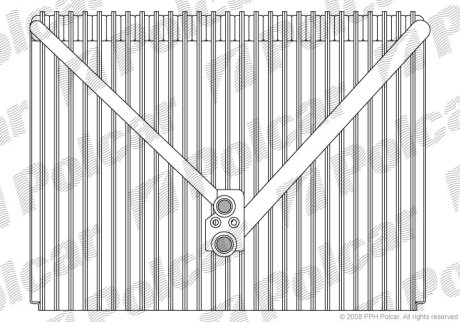 Випарник кондиціонера Polcar 9080P8-1