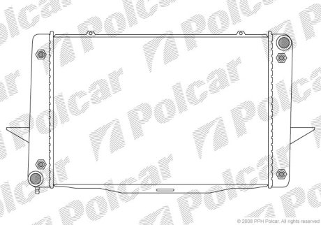 Радиатор охлаждения Polcar 908508-4