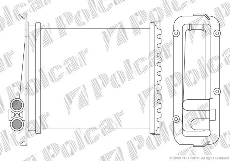 Радіатори обігріву Polcar 9085N8-1