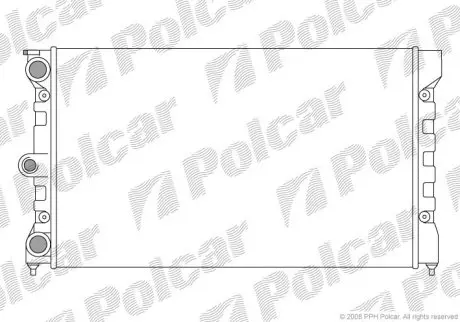 Радіатор охолодження Polcar 952308-2