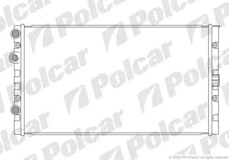 Радиатор охлаждения Polcar 952408-3