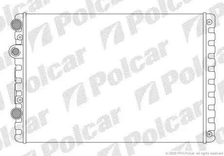 Радиатор охлаждения Polcar 952408A2