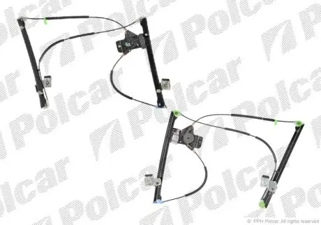 Стеклоподъемник электрический без электромотора. Polcar 9524PSG5