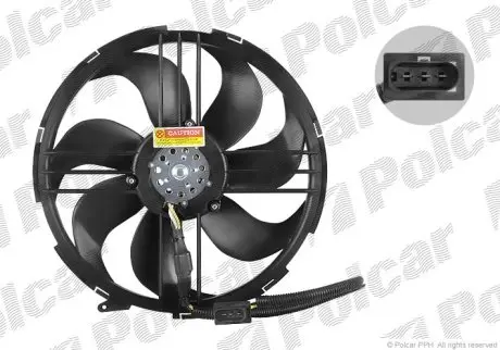 Вентилятор з корпусом / кронштейном Polcar 952523W7