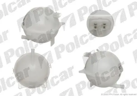 Бачок розширювальний Audi A1 1.2-1.4TFSI 14-/Skoda Fabia,Rapid,Roomster 1.2TSI 10-15 Polcar 9525ZB-1