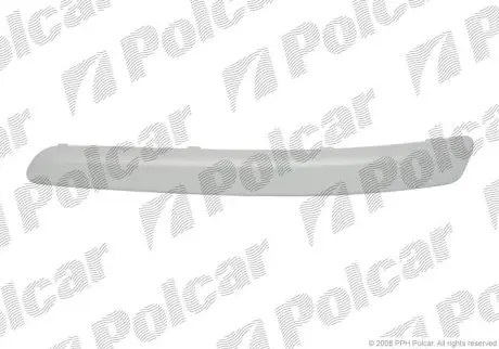 Молдинг бампера лівий Polcar 95270717J