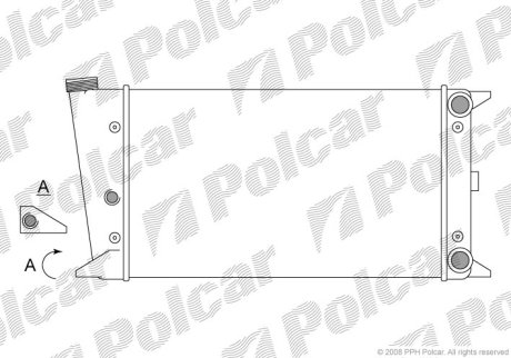 Радиатор охлаждения Polcar 953108-6