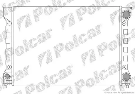 Радіатор охолодження Polcar 953408A2
