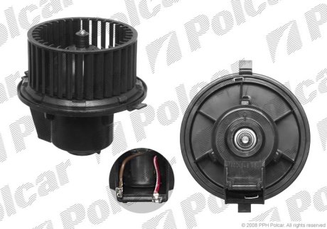 Вентилятор салону Seat Toledo VW Corrado, Golf II, Jetta 1.0-2.9 08.83-03.99 Polcar 9534NU-1 (фото 1)