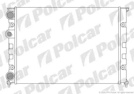 Радиатор охлаждения Polcar 953808-1