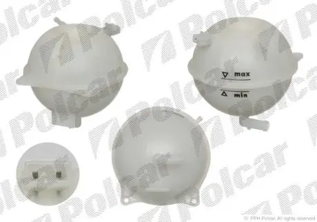 Бачок розширювальний VAG Caddy II/Golf II/Golf III/Passat/Vento/Cordoba 1.3/1.6/1.8/2.0/1.6D/TD 87- Polcar 9538ZB-2
