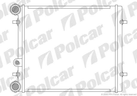 Радіатор охолодження Polcar 954108-1