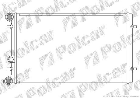 Радиатор охлаждения Polcar 954108-2