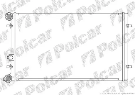 Радиатор охлаждения Polcar 954108-2