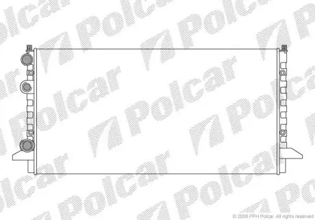 Радіатор охолодження Polcar 954708A3